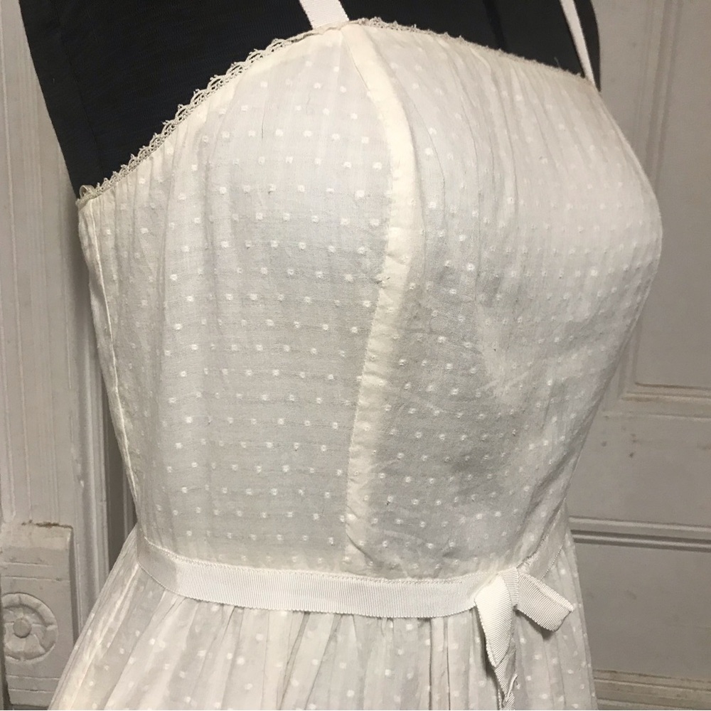 It Has Pockets! Vintage Deadstock Tommy Hilfiger White Cotton SunDress